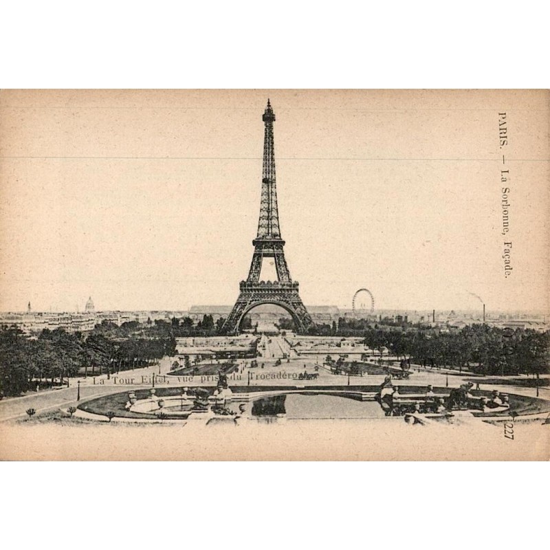 PARIS - La Tour Eiffel prise du Trocadéro