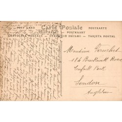 Carte postale ancienne Paris – Sacré-Cœur vu de la Tour Eiffel par temps d’orage