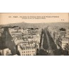 Carte postale ancienne de Paris montrant un panorama de l’avenue Hoche et de l’avenue Friedland