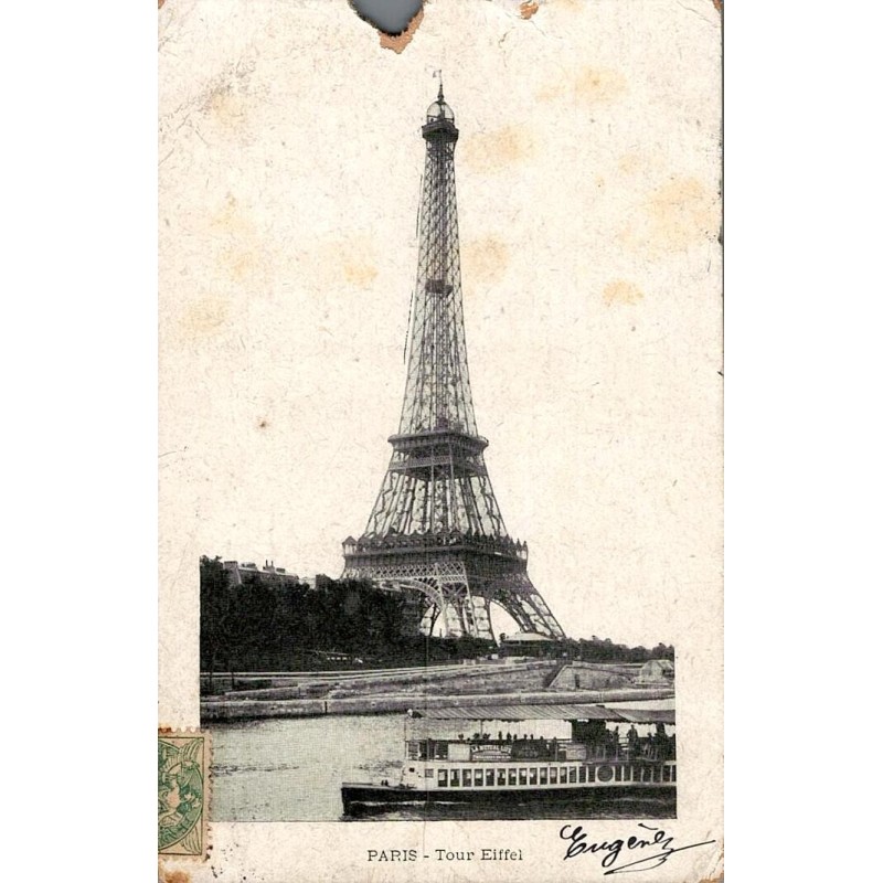 PARIS - TOUR EIFFEL - Bateau mouche