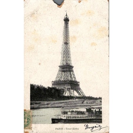 PARIS - TOUR EIFFEL - Bateau mouche