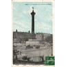 Carte postale ancienne de Paris montrant la Bastille et la Colonne de Juillet en vue d’époque