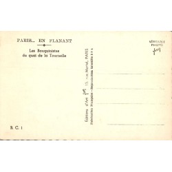 Carte postale ancienne Paris – Bouquinistes du quai de la Tournelle