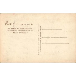 Carte postale ancienne Paris – Tombe du Soldat inconnu sous l’Arc de Triomphe
