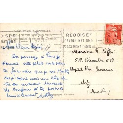 Carte postale ancienne Paris – Tour Eiffel vue des jardins de Chaillot