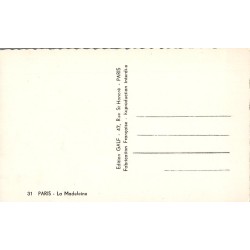 Carte postale ancienne Paris – La Madeleine