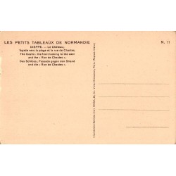 Carte postale ancienne Dieppe – Le Château, Petits Tableaux de Normandie
