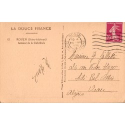 Carte postale ancienne Rouen – Intérieur de la cathédrale