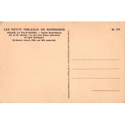 Carte postale ancienne Rouen – Église Saint-Maclou, Les Petits Tableaux de Normandie