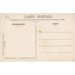 Carte postale ancienne Rouen – Jardin Solférino, une allée