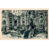 Carte postale ancienne montrant la salle du Conseil du palais de Fontainebleau