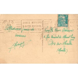 Carte postale ancienne Palais de Fontainebleau – Vue d’ensemble du parterre