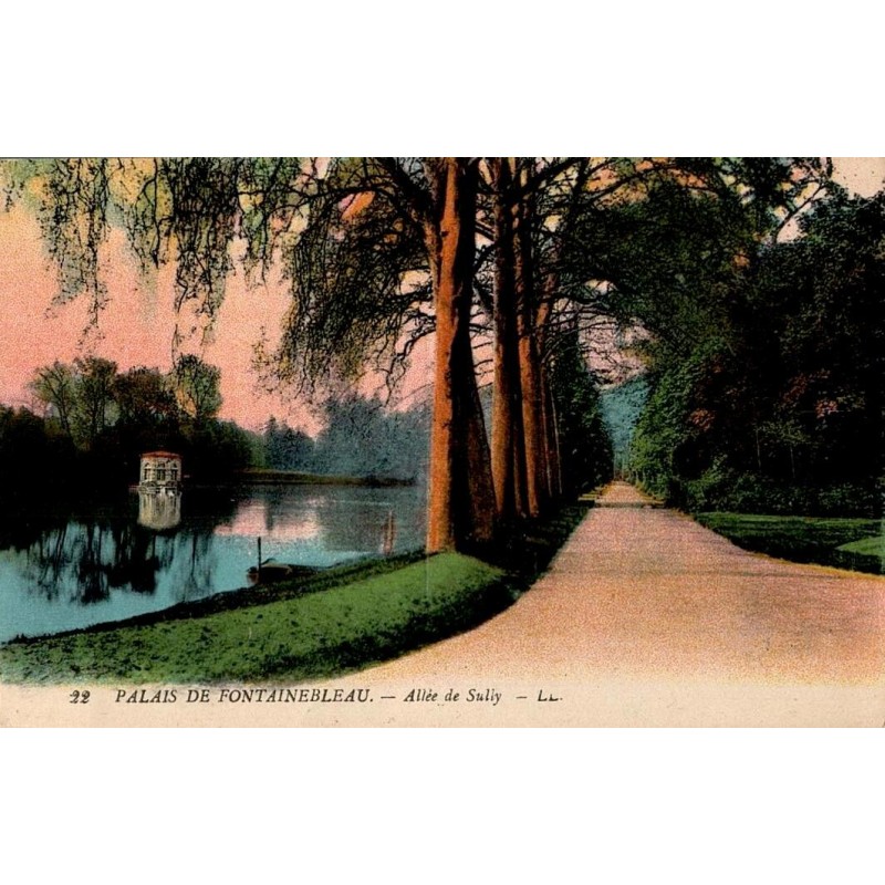 22 - PALAIS DE FONTAINEBLEAU - Allée de Sully -- LL