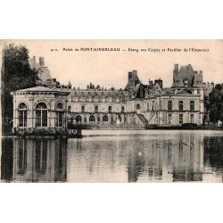 410 - Palais de Fontainebleau - Étang aux Carpes et Pavillon de l'Empereur