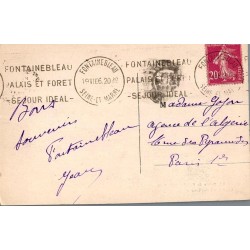 Carte postale ancienne Fontainebleau – Chambre d’Anne d’Autriche