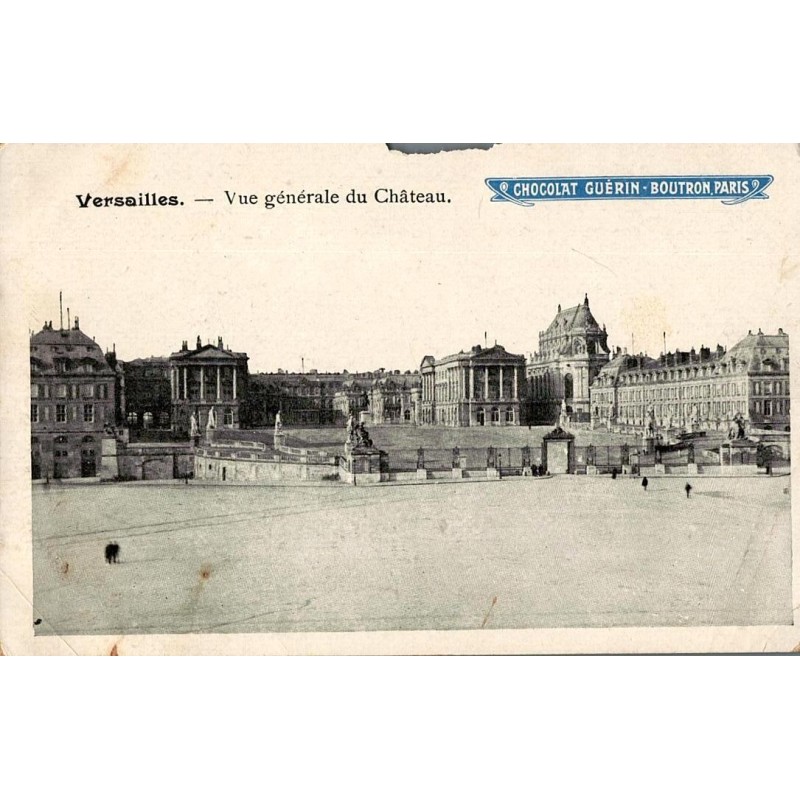 VERSAILLES - Vue Générale du Château  Publicité Guérin - Boutron