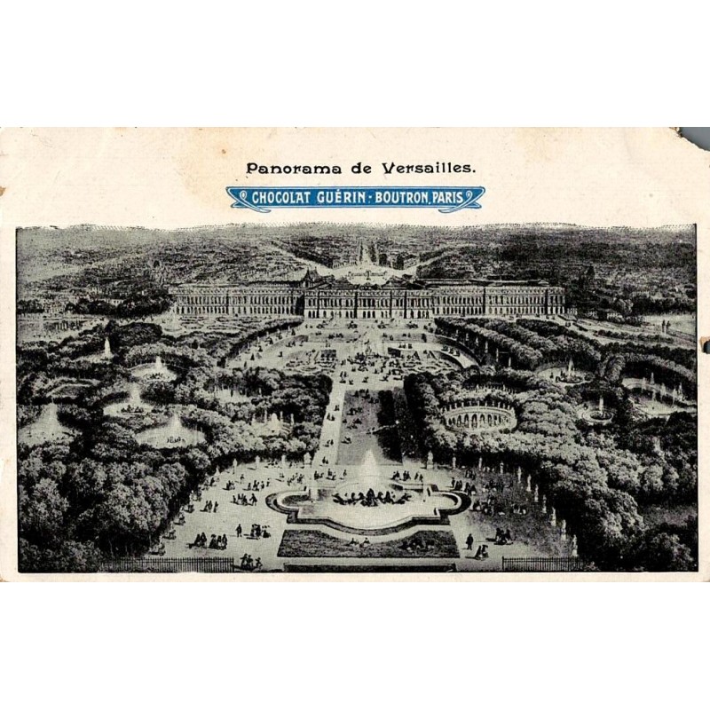 PANORAMA DE VERSAILLES  - Publicité Chocolat Guérin-Boutron