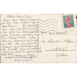 Carte postale ancienne – Théoule-sur-Mer – Vue générale vers Grotte de Gardanne