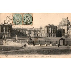 23 - VERSAILLES - Vue Générale du Palais - Entrée - Grille D'honneur