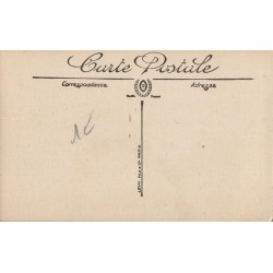 Carte postale ancienne – La Turbie – Vue générale village & mer