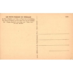 Carte postale ancienne Versailles – Char d’Apollon, Tapis Vert et Château