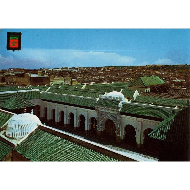 Fès (Maroc) – Carte postale ancienne & vue de la médina historique
