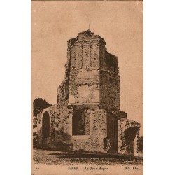 Carte postale ancienne – Nîmes – Tour Magne (Gard)