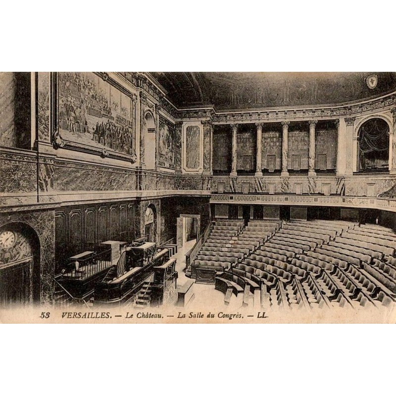 53 - VERSAILLES - Le Château - La Salle du congrès -- LL
