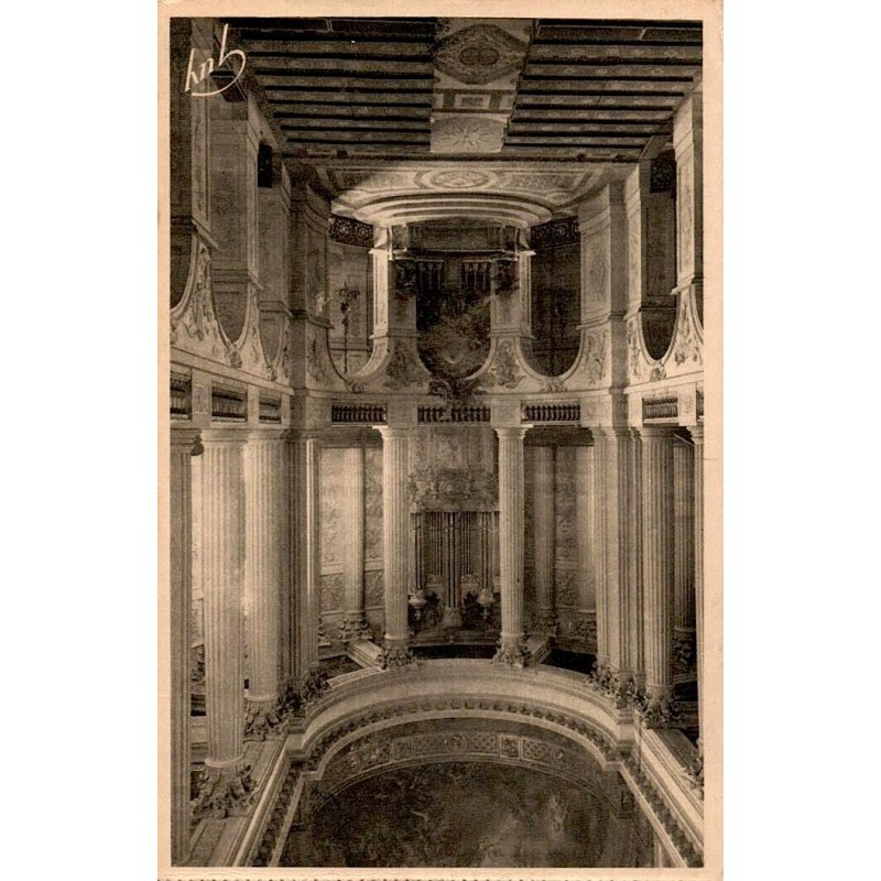 Carte postale ancienne intérieur de la chapelle Château de Versailles