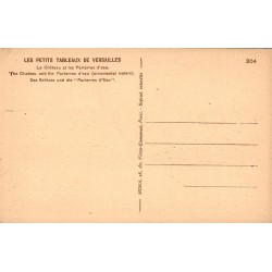 Carte postale ancienne Versailles – Château et Parterres d’Eau