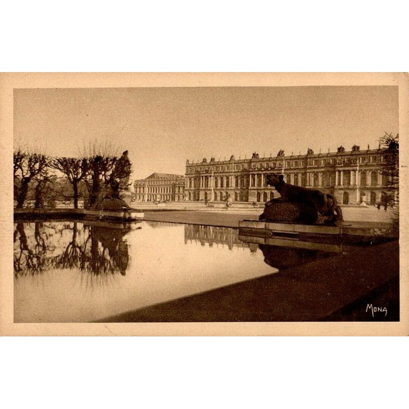 Les Petits tableaux de Versailles - Le Château vu du cabinet du Point du Jour