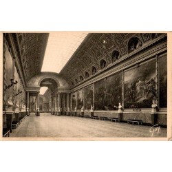 Carte postale ancienne Galerie des Batailles Château de Versailles
