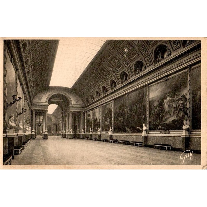 Carte postale ancienne Galerie des Batailles Château de Versailles
