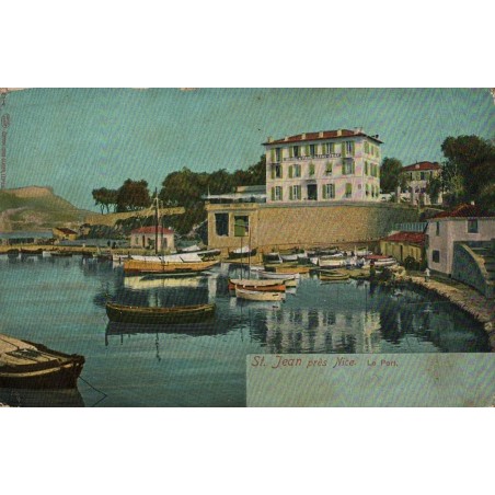 Carte postale ancienne – Port de Saint-Jean-Cap-Ferrat (Alpes-Maritimes)