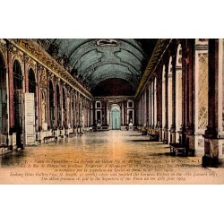 Carte postale ancienne Galerie des Glaces Palais de Versailles