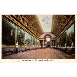 Carte postale ancienne Galerie des Batailles Château de Versailles