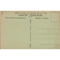 Carte postale ancienne – Èze – Vue à travers les oliviers