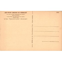 Carte postale ancienne Versailles – Parterres de Latone