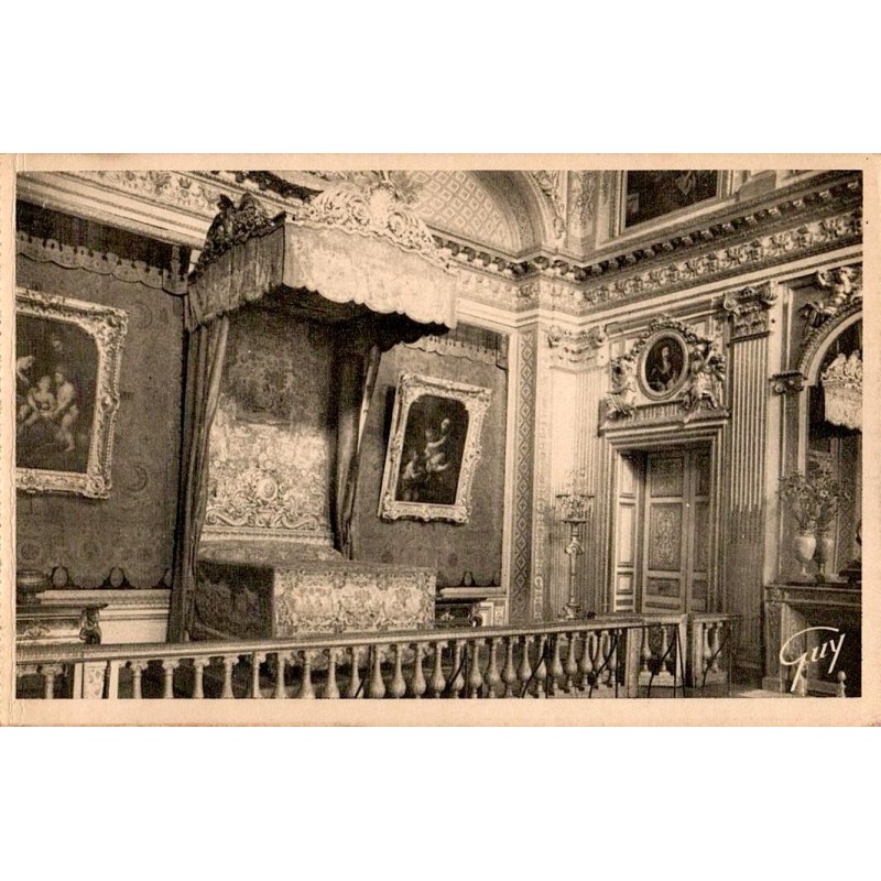 Carte postale ancienne chambre du Roi Louis XIV Versailles