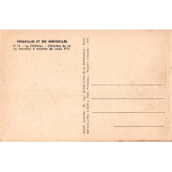 Carte postale ancienne Versailles – Chambre du Roi Louis XIV