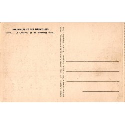 Carte postale ancienne Versailles – Château et Parterres d’Eau