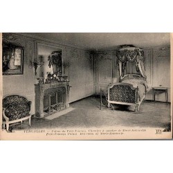 Carte postale ancienne chambre de Marie-Antoinette Petit Trianon Versailles