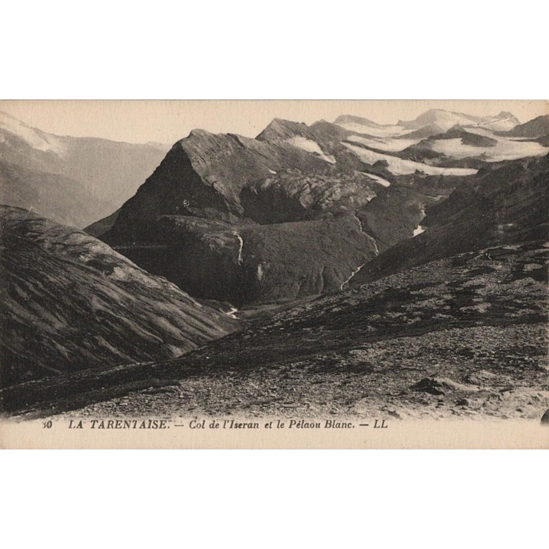 Carte postale ancienne – Col de l’Iseran (Tarentaise), Alpes