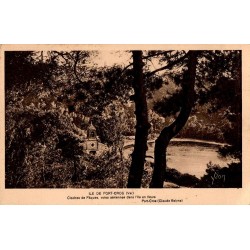 Carte postale ancienne Port-Cros Cloches de Pâques voie aérienne île en fleurs début XXe siècle