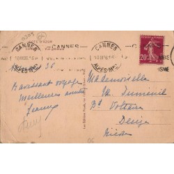 Carte postale ancienne – Cannes – Vue générale Côte d’Azur