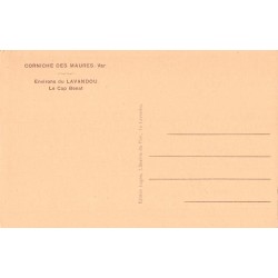 Carte postale ancienne Cap Bénat Corniche des Maures Le Lavandou