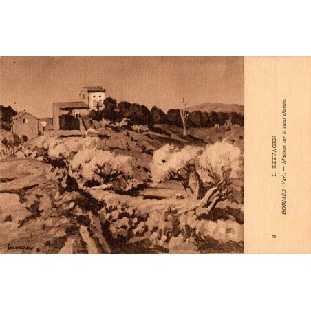 8 - L.SEEVAGEN - Bormes (Var) -  Maisons sur le vieux chemin