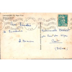 Carte CPSM Cavalière Cap Nègre Aérium La Marienne