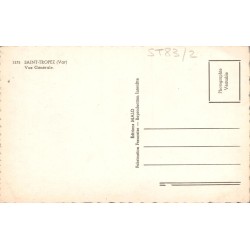 Carte CPSM Saint-Tropez vue générale N&B