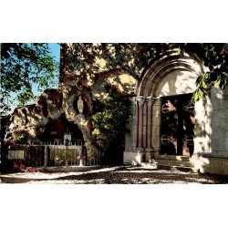 35 - Bagnol en forêt (Var) - Entrée de l'église et la Grotte